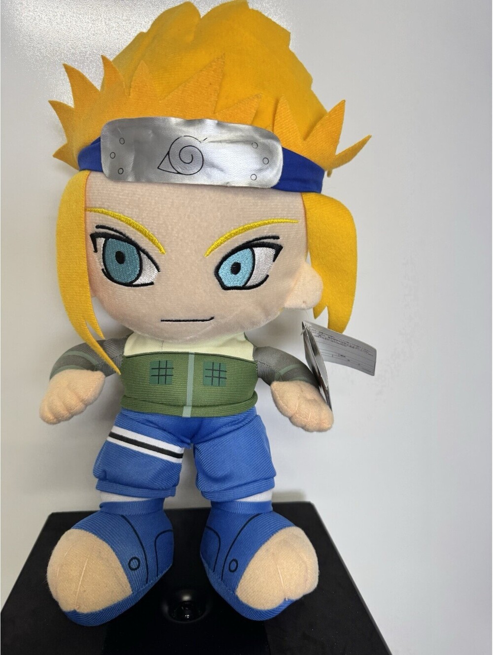 Vintage Banpresto Naruto Minato Namikaze Plush 4th Hokage Japan Import NWT Tag